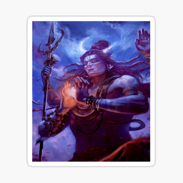 Lord Mahadev | Bholenath |Mahakal Waterproof Vinyl Sticker Poster ||  can1734-1 Fine Art Print - Religious posters in India - Buy art, film,  design, movie, music, nature and educational paintings/wallpapers at  Flipkart.com