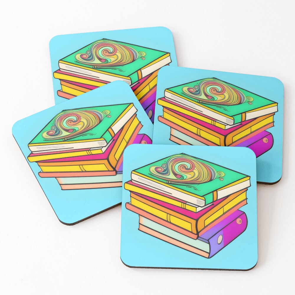 Item preview, Coasters (Set of 4) designed and sold by LiteraryInk.