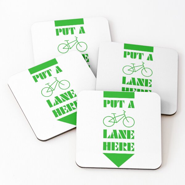 Item preview, Put a bike lane here - tactile urbanism designed and sold by BitofLiz.