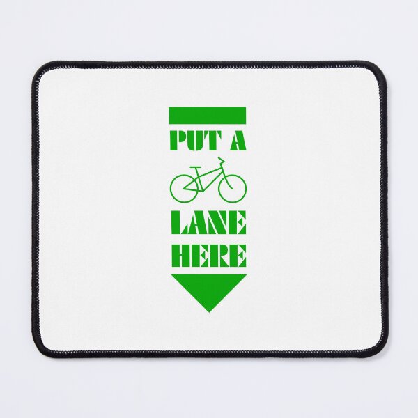 Item preview, Put a bike lane here - tactile urbanism designed and sold by BitofLiz.