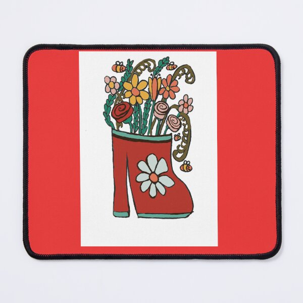 Item preview, Flowering boot with bees designed and sold by beckiwragg.