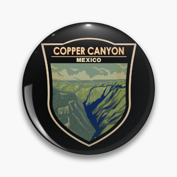 Item preview, Copper Canyon Mexico Badge designed and sold by KrisSidDesigns.
