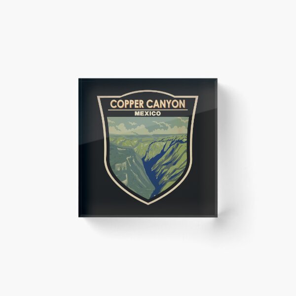 Item preview, Copper Canyon Mexico Badge designed and sold by KrisSidDesigns.