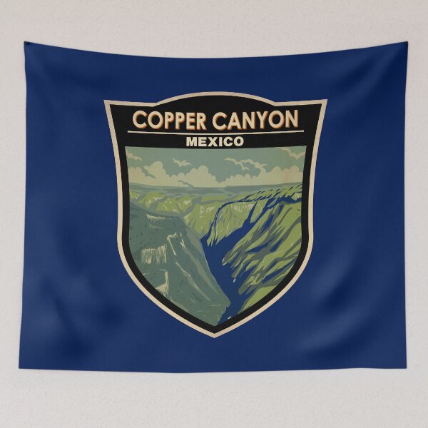 Item preview, Copper Canyon Mexico Badge designed and sold by KrisSidDesigns.