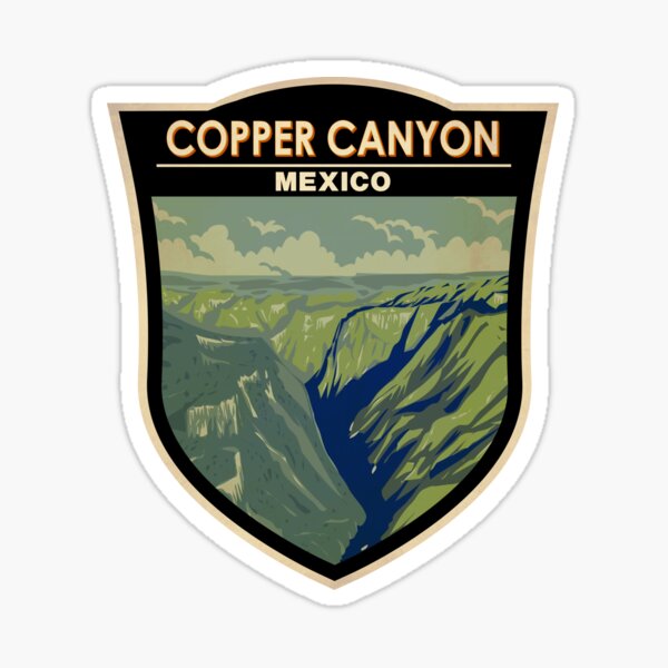 Item preview, Copper Canyon Mexico Badge designed and sold by KrisSidDesigns.
