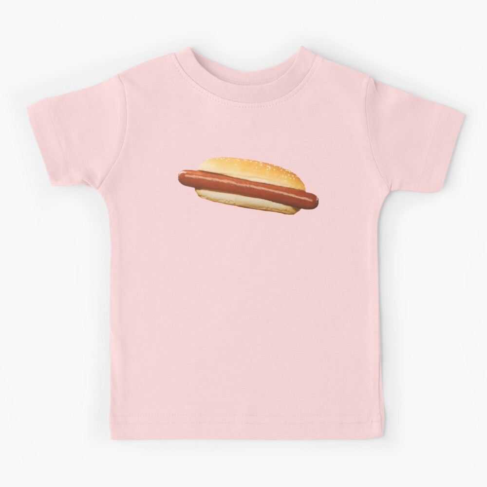 Toddler Hot Dog Skiing T-Shirt Pink / 2T