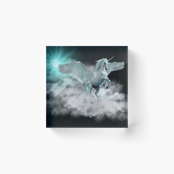 Item preview, Flight of the Pegasus in Blue designed and sold by Susie Hawkins.