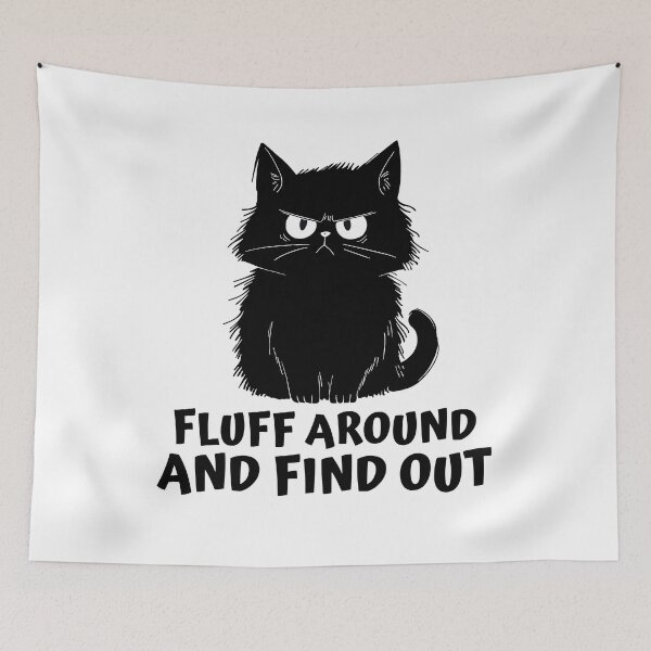 Item preview, Fluff Around and Find Out Funny Classic T-Shirt designed and sold by design-animals.