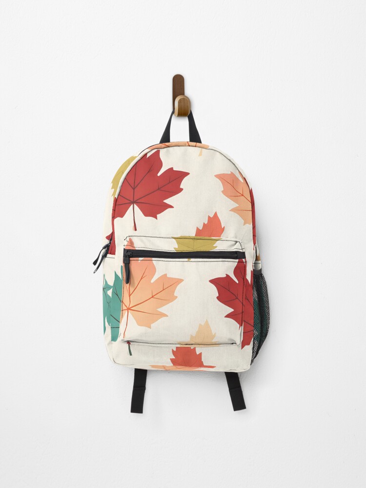 Thumbnail 1 of 3, Backpack, Colorful Maple designed and sold by StudioThink.