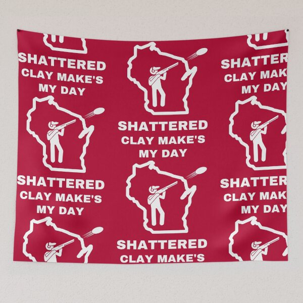 Item preview, Shattered Clay Makes My Day designed and sold by WoodburyLake.