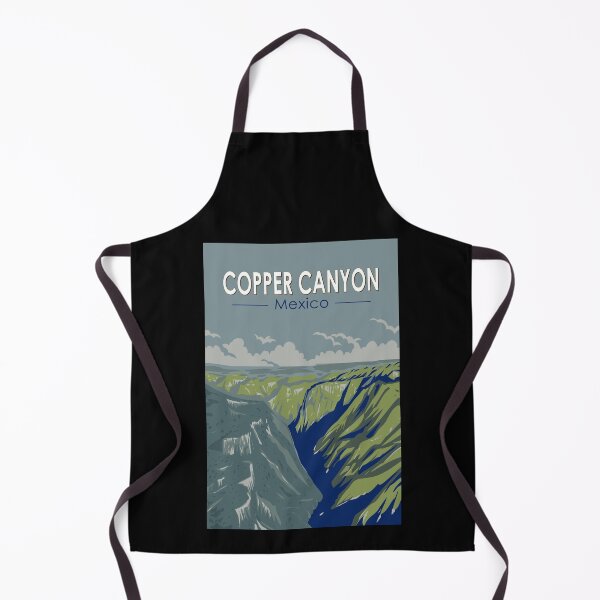 Item preview, Copper Canyon Mexico Travel Art Vintage designed and sold by KrisSidDesigns.