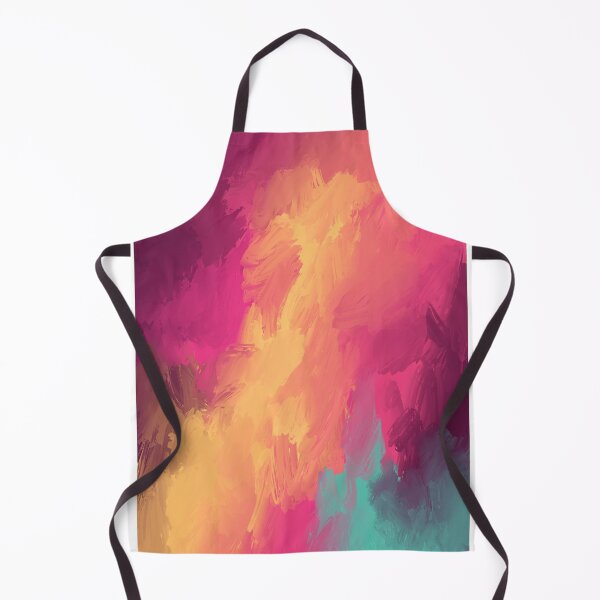Item preview, Vibrant Orange Summer Abstract Painting - Colorful and Expressive Artwork designed and sold by Artclubseven.