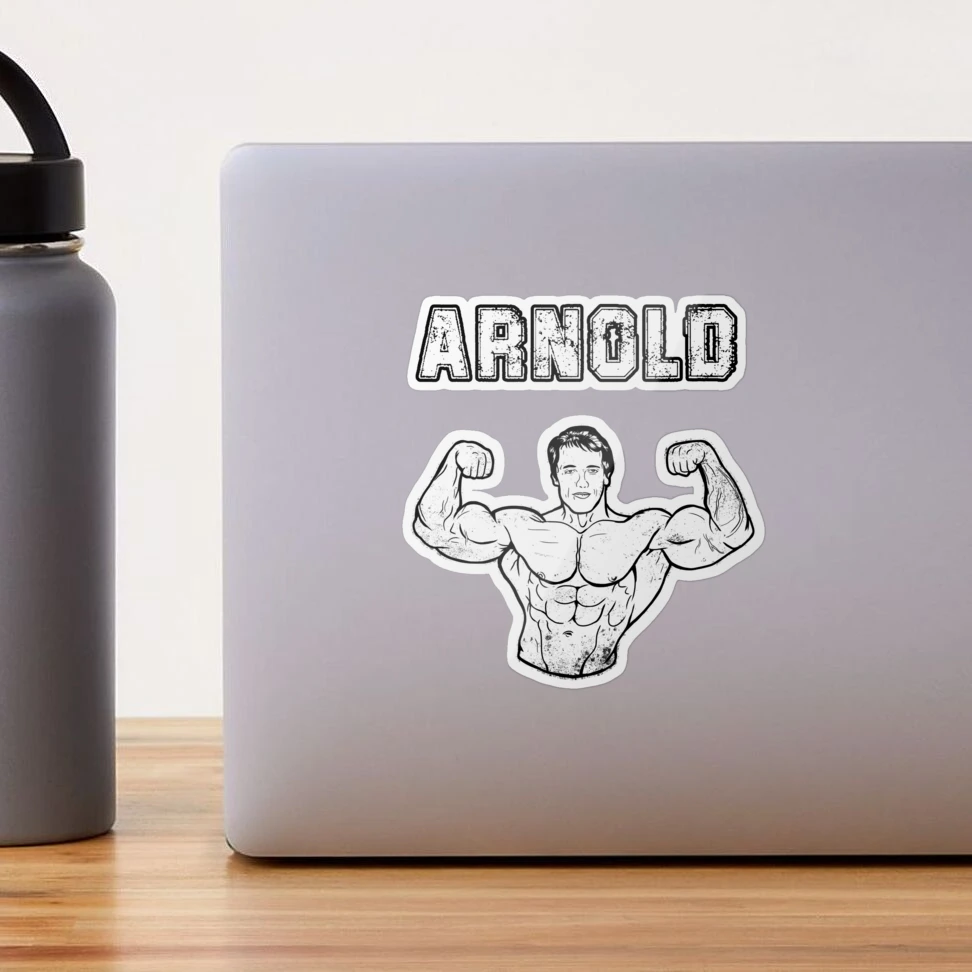  Decal Stickers Gym Bodybuilder Muscle red Bull Tablet Laptops  Weatherp (3 X 2.54 Inches)