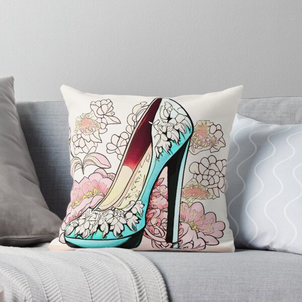 Artikelvorschau, Eleganter Schuh und Blumen entworfen und verkauft von HanaiPrint.