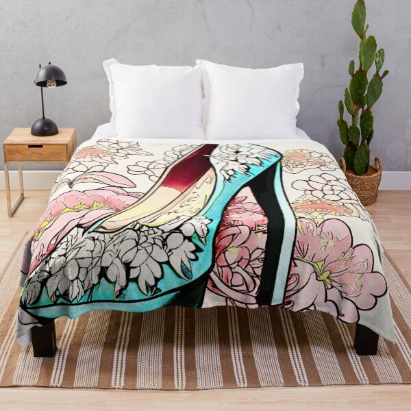 Item preview, Elegant Shoe and Flowers designed and sold by HanaiPrint.