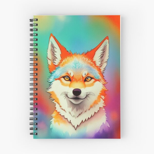 Item preview, Lovely Young Wolf, Colorful watercolors designed and sold by YourNameMatters.