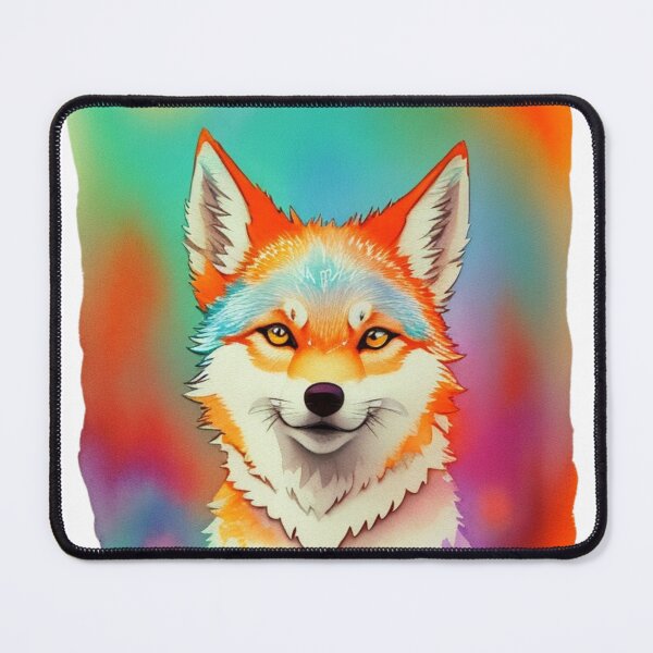 Item preview, Lovely Young Wolf, Colorful watercolors designed and sold by YourNameMatters.