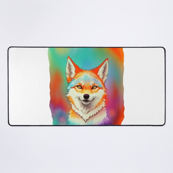 Item preview, Lovely Young Wolf, Colorful watercolors designed and sold by YourNameMatters.