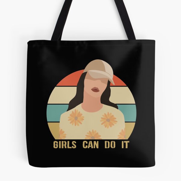 Item preview, LAS NIÑAS PUEDEN HACERLO agradable para niñas y mujeres Scoop ajustado designed and sold by ParadiM-eadors-.