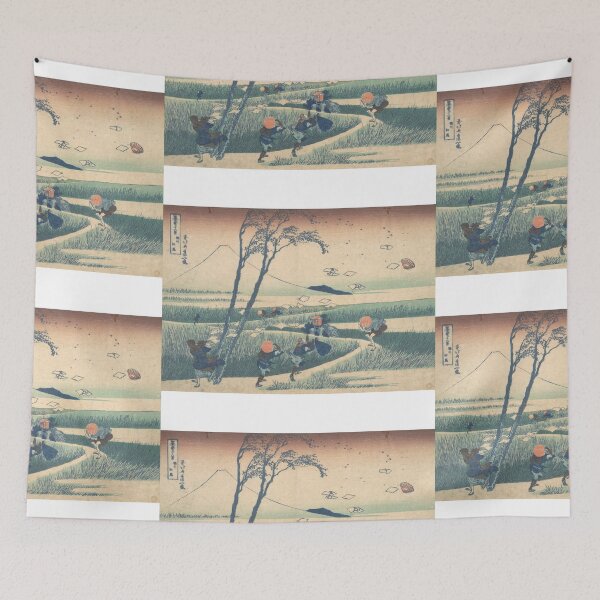 Item preview, Japanese Drawing Mount Fuji with paddy field 2 designed and sold by MerchQuiTue.