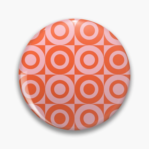 Item preview, 70s Retro Vintage Style Geometric Design Brown Orange and Pink designed and sold by tonymagnerart.