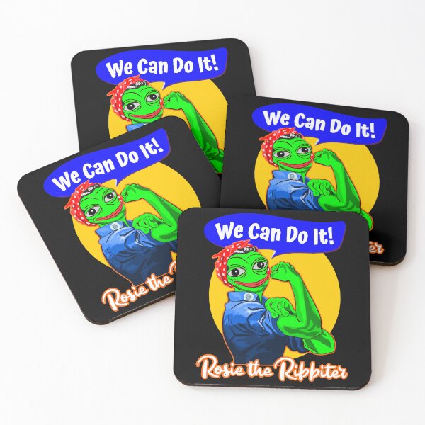 Aperçu de l'œuvre Je peux le faire, Rosie the Ribbiter jeu de mots drôle de grenouille verte créée et vendue par ParadiM-eadors-.