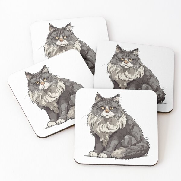 Item preview, Norwegian Forest Cat Designs - Famous & Personable Character Cat Breed designed and sold by DooodleGod.
