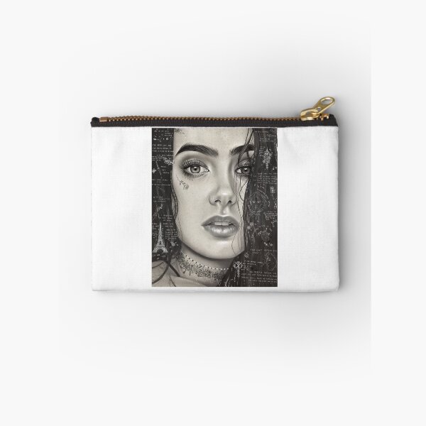 Item preview, Lily Collins portrait Premium Scoop designed and sold by ParadiM-eadors-.