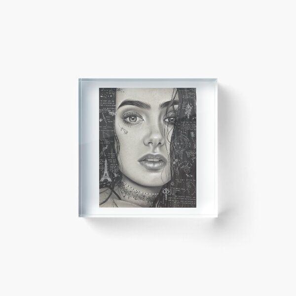 Item preview, Lily Collins portrait Premium Scoop designed and sold by ParadiM-eadors-.