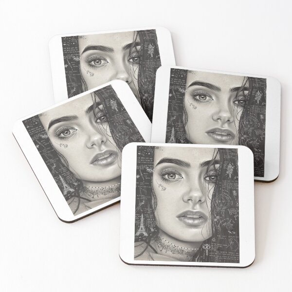 Aperçu de l'œuvre Portrait de Lily Collins Premium Scoop créée et vendue par ParadiM-eadors-.