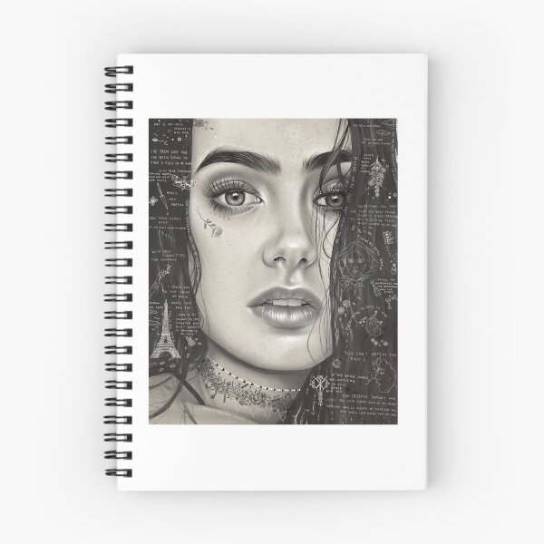 Item preview, Lily Collins portrait Premium Scoop designed and sold by ParadiM-eadors-.