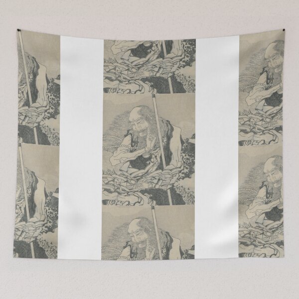 Item preview, Japanese Drawing Monk designed and sold by MerchQuiTue.