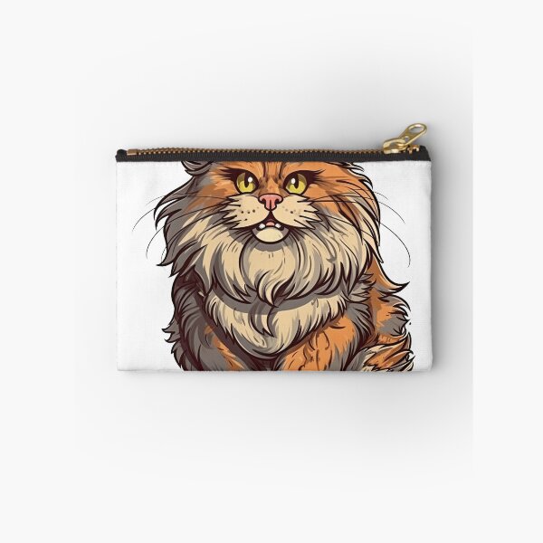 Item preview, Illustrations: Playful Norwegian Forest Cat Designs for Adorable Cat designed and sold by DooodleGod.