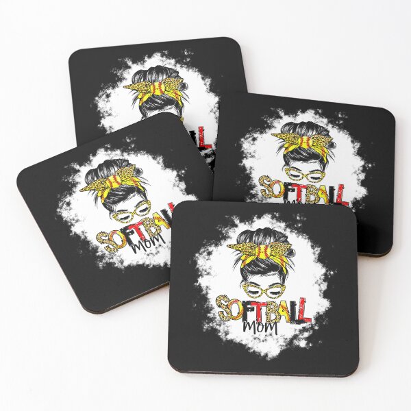Aperçu de l'œuvre MomLife Vie de maman Rosie the Riveter Fastpitch Softball créée et vendue par ParadiM-eadors-.