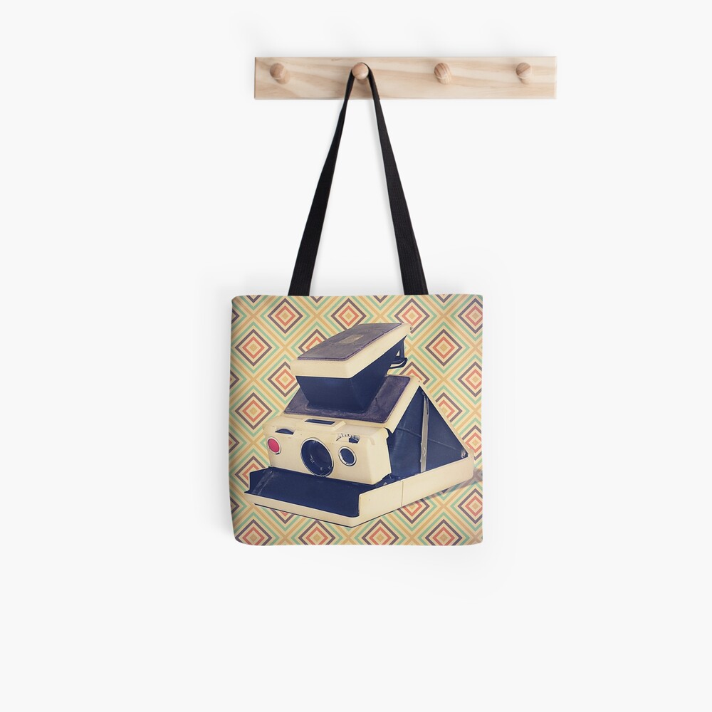 Polaroid SX-70 Camera Vintage Color Tote Bag