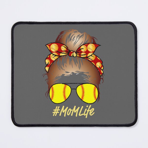 Item preview, MomLife Mom Life Rosie the Riveter Fastpitch Softball designed and sold by ParadiM-eadors-.