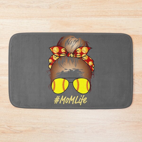 Item preview, MomLife Mom Life Rosie the Riveter Fastpitch Softball designed and sold by ParadiM-eadors-.