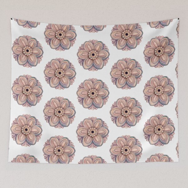 Item preview, Rosie Henry Moran Tie-back perla flor vintage (1939.) designed and sold by ParadiM-eadors-.