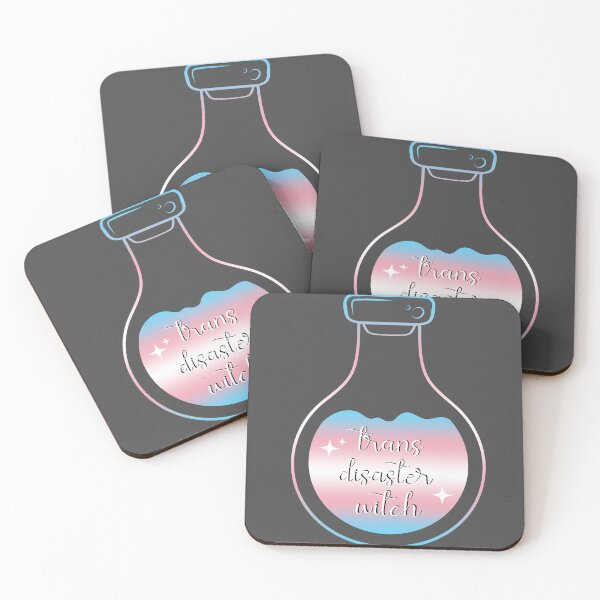 Item preview, Transgender Disaster Witch Potion Bottle designed and sold by Embyr Rose.