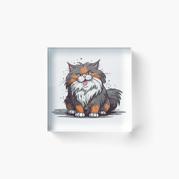 Item preview, Nordic Feline Co. Playful Apparel: Norwegian Forest Cat Cartoon T-Shirt designed and sold by DooodleGod.