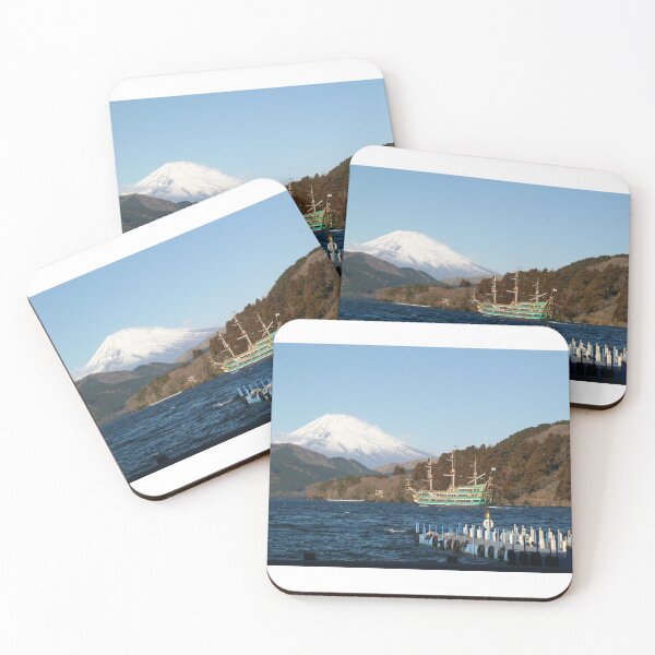 Item preview, Japanese Drawing Mount Fuji with boat 5 designed and sold by MerchQuiTue.