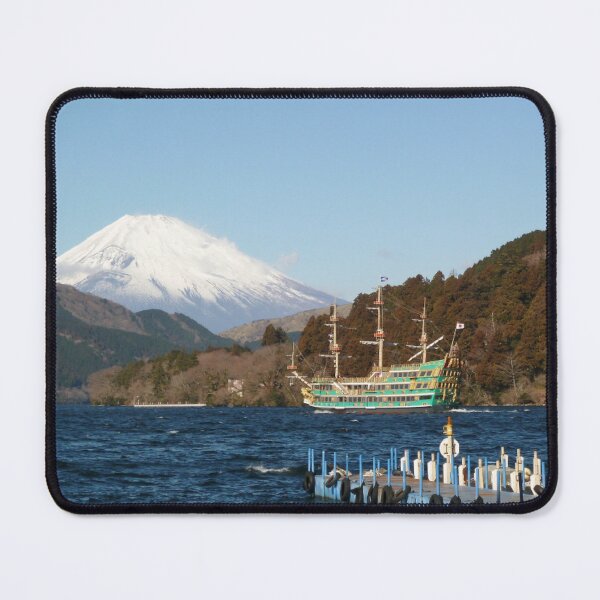 Item preview, Japanese Drawing Mount Fuji with boat 5 designed and sold by MerchQuiTue.