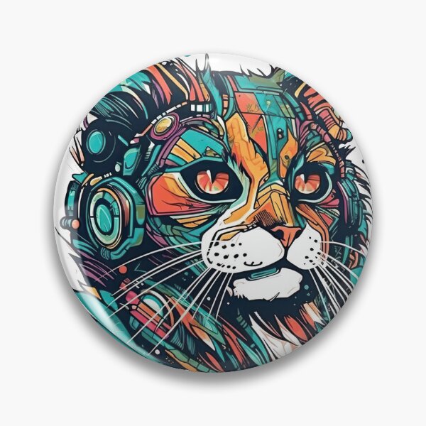 Artikelvorschau, NFCat Tech: Modern, High-Tech Norwegian Forest Cat Design entworfen und verkauft von DooodleGod.