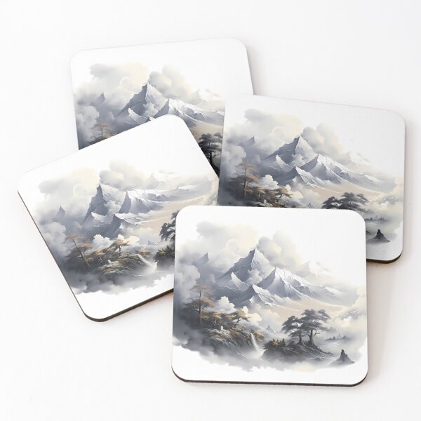 Item preview, A Misty Mountain Top Surrounded By Clouds designed and sold by alacaz.