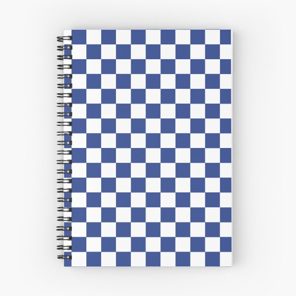 Aperçu de l'œuvre Damier bleu et blanc, damier créée et vendue par BlossomNote.