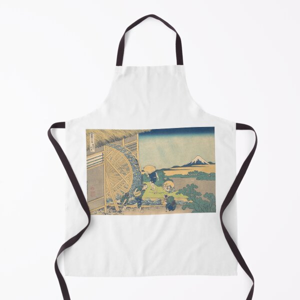 Item preview, Japanese Drawing Mount Fuji with watermill designed and sold by MerchQuiTue.