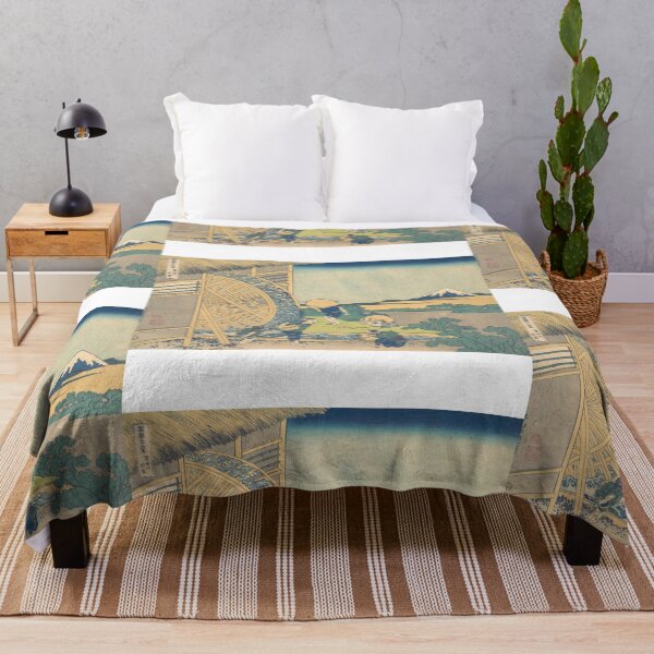 Item preview, Japanese Drawing Mount Fuji with watermill designed and sold by MerchQuiTue.