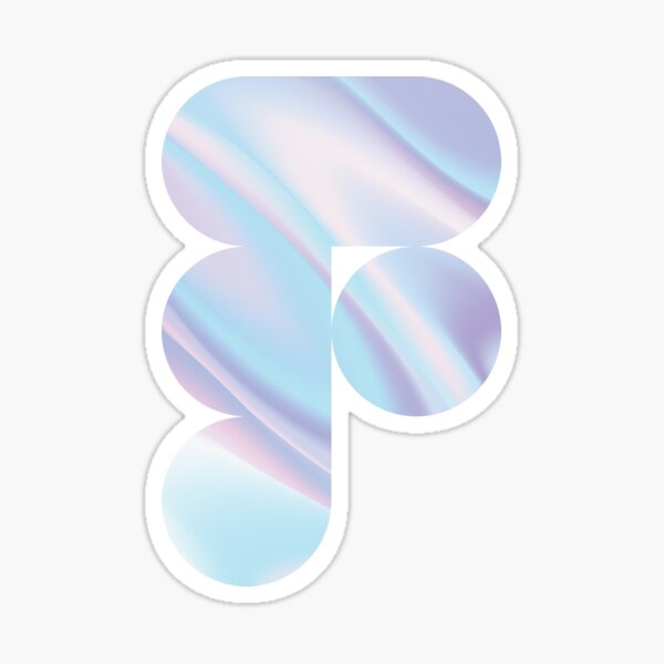 Item preview, Holographic Figma Logo for UX Designers designed and sold by ambitchious.