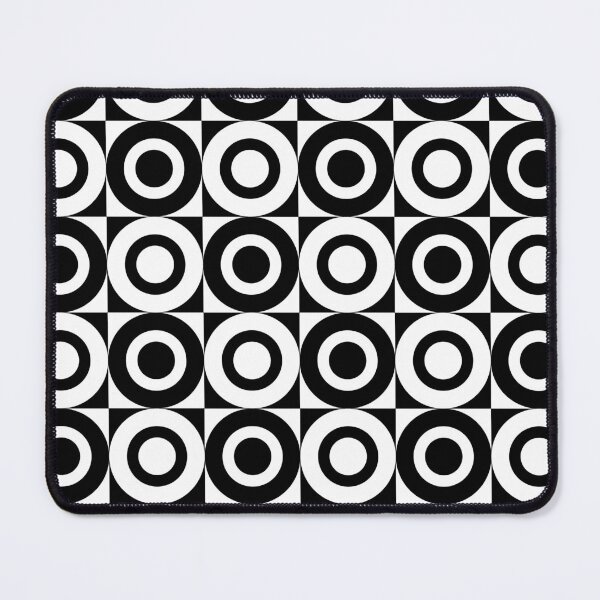 Item preview, 70s Retro Vintage Style Geometric Design Black and White designed and sold by tonymagnerart.