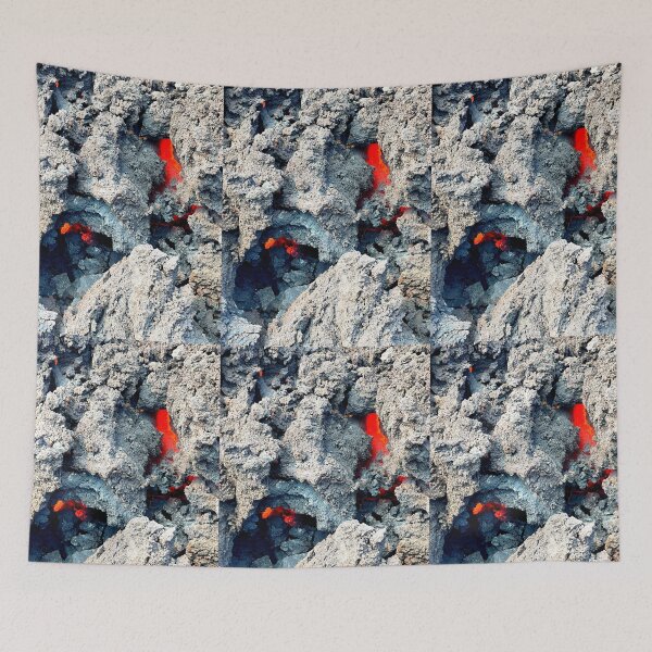 Item preview, Volcanic eruption - the glowing lava paves its way designed and sold by AnnabellaRh.
